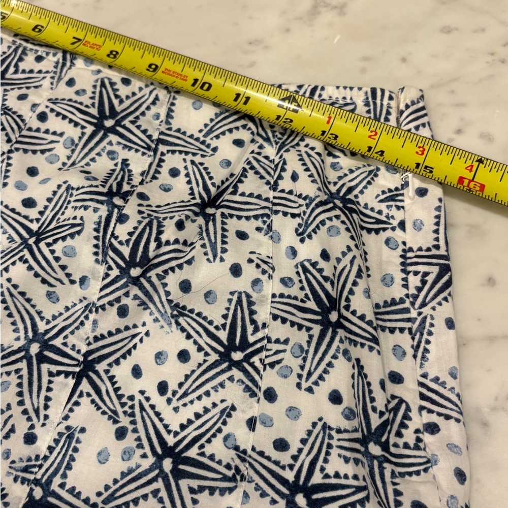 Sigurd Olsen Starfish Skirt, Size 8, Blue/White, EUC - Picture 7 of 9